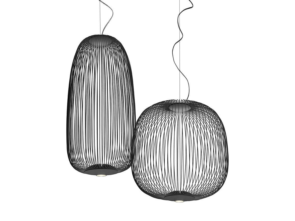 【フォスカリーニ/FOSCARINI / GOODS】のSpokes 2 Pendant / スポークス 2 ペンダント インテリア・キッズ・メンズ・レディースファッション・服の通販 founy(ファニー) 　送料無料　Free Shipping　シンプル　Simple, Minimal　フォルム　Silhouette, Form　メタル　Metal, Metal Parts　ホーム・キャンプ・アウトドア・お取り寄せ　Home Living / Home & Lifestyle / Camping Gear / Outdoor Camping　家具・インテリア　Home Furniture & Interior. Stylish & Functional Living Spaces　ライト・照明　Lamps & Lighting Fixtures　ペンダントライト・吊り下げ照明　Pendant Light / Hanging Light Fixture　グラファイト|ID: prp329100004938993 ipo3291000000037061961