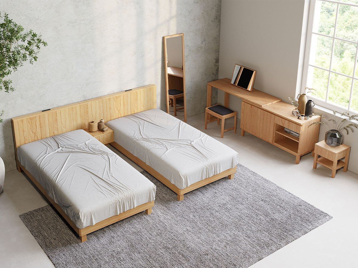 【インルーム/InRoom / GOODS】のNORNA BED / ノアナ ベッドフレーム インテリア・キッズ・メンズ・レディースファッション・服の通販 founy(ファニー) 　スマート　Smart, Elegant　スリット　Slit, Slit Detail　ダブル　Double, Double-Breasted　時計　Watch, Wristwatch　フレーム　Frame, Outline　ホーム・キャンプ・アウトドア・お取り寄せ　Home Living / Home & Lifestyle / Camping Gear / Outdoor Camping　家具・インテリア　Home Furniture & Interior. Stylish & Functional Living Spaces　ベッド　Modern Beds for Every Room　シングルベッド・1人用ベッド　Single Bed　ホーム・キャンプ・アウトドア・お取り寄せ　Home Living / Home & Lifestyle / Camping Gear / Outdoor Camping　家具・インテリア　Home Furniture & Interior. Stylish & Functional Living Spaces　ベッド　Modern Beds for Every Room　セミダブルベッド　Small Double Bed / Three-Quarter Bed　ホーム・キャンプ・アウトドア・お取り寄せ　Home Living / Home & Lifestyle / Camping Gear / Outdoor Camping　家具・インテリア　Home Furniture & Interior. Stylish & Functional Living Spaces　ベッド　Modern Beds for Every Room　ダブルベッド・2人用ベッド　Double Bed / Full Size Bed　組合せ例:ベッド(シングル)× 2、ベッドサイドパネル|ID: prp329100004939080 ipo3291000000037062884