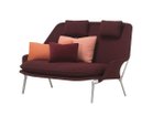 【ヴィトラ/Vitra / GOODS】のSlow Sofa / スローソファ(ファブリック) 本体張地:フロッカ06 ボルドー(ファブリック F80)、脚部:ポリッシュドアルミニウム|ID: prp329100004939206 ipo3291000000037063890