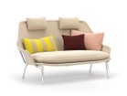 【ヴィトラ/Vitra / GOODS】のSlow Sofa / スローソファ(ファブリック) 本体張地:フロッカ 02 ベージュ(ファブリック F80)、脚部:ポリッシュドアルミニウム<&|ID: prp329100004939206 ipo3291000000037063904