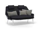 【ヴィトラ/Vitra / GOODS】のSlow Sofa / スローソファ(ファブリック) 本体張地:フロッカ 01 ダークブルー(ファブリック F80)、脚部:ポリッシュドアルミニウム&lt|ID: prp329100004939206 ipo3291000000037063912