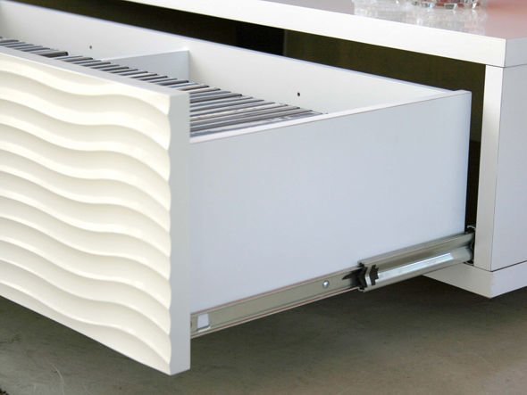 【フライミールーム/FLYMEe Room / GOODS】のTV BOARD / テレビボード 幅120cm f1138 インテリア・キッズ・メンズ・レディースファッション・服の通販 founy(ファニー) 　ガラス　Glass, Glassware　シルバー　Silver, Metallic Silver　シンプル　Simple, Minimal　モノトーン　Monotone, Black and White　ホーム・キャンプ・アウトドア・お取り寄せ　Home Living / Home & Lifestyle / Camping Gear / Outdoor Camping　家具・インテリア　Home Furniture & Interior. Stylish & Functional Living Spaces　テレビボード・テレビ台　TV Cabinets & Consoles　テレビ台・TVボード　Tv Board　スライドレール付きで開閉もスムーズ。|ID: prp329100004939331 ipo3291000000037064658