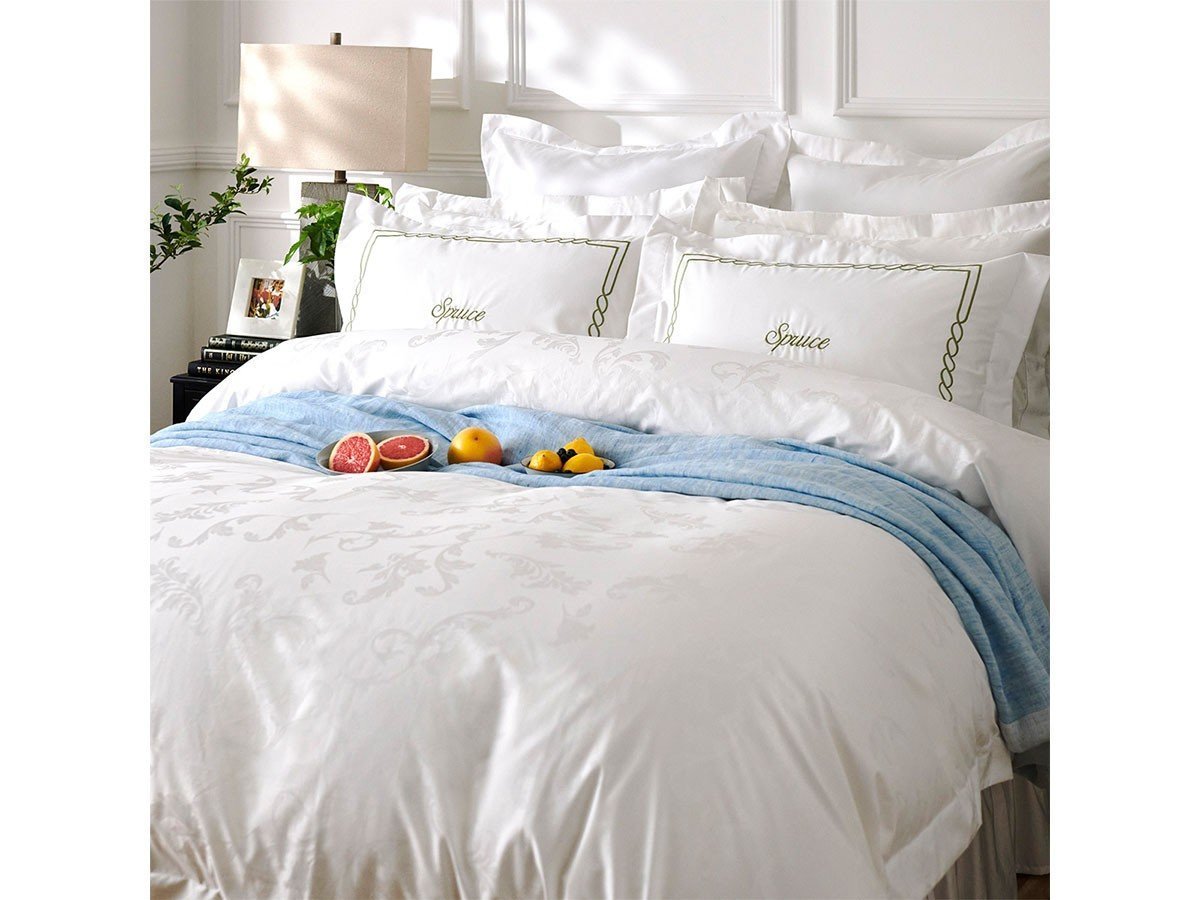 【ホテルライクインテリア/HOTEL LIKE INTERIOR / GOODS】の400TC Botanical Jacquard / 400TC ボタニカルジャガード ボックスシーツ インテリア・キッズ・メンズ・レディースファッション・服の通販 founy(ファニー) 　ドレープ　Drape, Draping Fabric　なめらか　Smooth, Silky Texture　バランス　Balance, Style Balance　バロック　Baroque, Baroque Design　プリント　Print, Printed Pattern　ボックス　Boxy, Box Shape　モダン　Modern, Contemporary　モチーフ　Motif, Design Theme　リネン　Linen, Linen Fabric　送料無料　Free Shipping　エレガント 上品　Elegant　ホーム・キャンプ・アウトドア・お取り寄せ　Home Living / Home & Lifestyle / Camping Gear / Outdoor Camping　家具・インテリア　Home Furniture & Interior. Stylish & Functional Living Spaces　その他 インテリア雑貨、家具　Home Decor & Furniture Extras　コーディネート参考イメージ|ID: prp329100004939392 ipo3291000000037065091