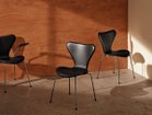 【フリッツ ハンセン/FRITZ HANSEN / GOODS】のSERIES 7 / セブンチェア フルパディング エッセンシャルレザー 3107 張地:ブラック、脚部:クローム仕上|ID: prp329100004939590 ipo3291000000037067224