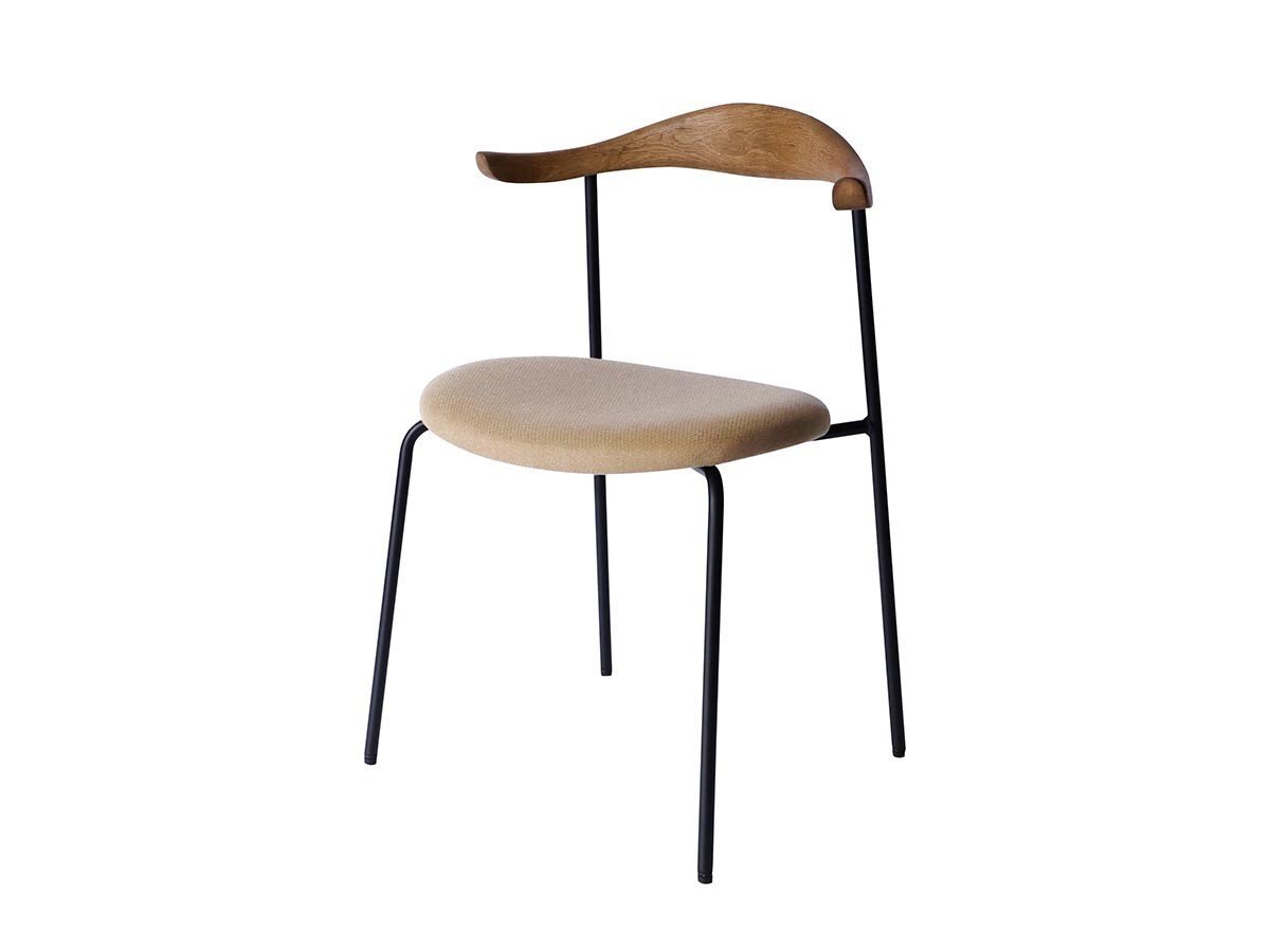 【アデペシュ/a.depeche / GOODS】のmoboun chair / モブウン チェア インテリア・キッズ・メンズ・レディースファッション・服の通販 founy(ファニー) 　スリム　Slim, Slim Fit　フレーム　Frame, Outline　モダン　Modern, Contemporary　ホーム・キャンプ・アウトドア・お取り寄せ　Home Living / Home & Lifestyle / Camping Gear / Outdoor Camping　家具・インテリア　Home Furniture & Interior. Stylish & Functional Living Spaces　チェア・椅子　Seating & Chairs　ダイニングチェア・木製チェア　Dining Chairs　アームオーク ブラウン、張地:ダークベージュ|ID: prp329100004939594 ipo3291000000037067266