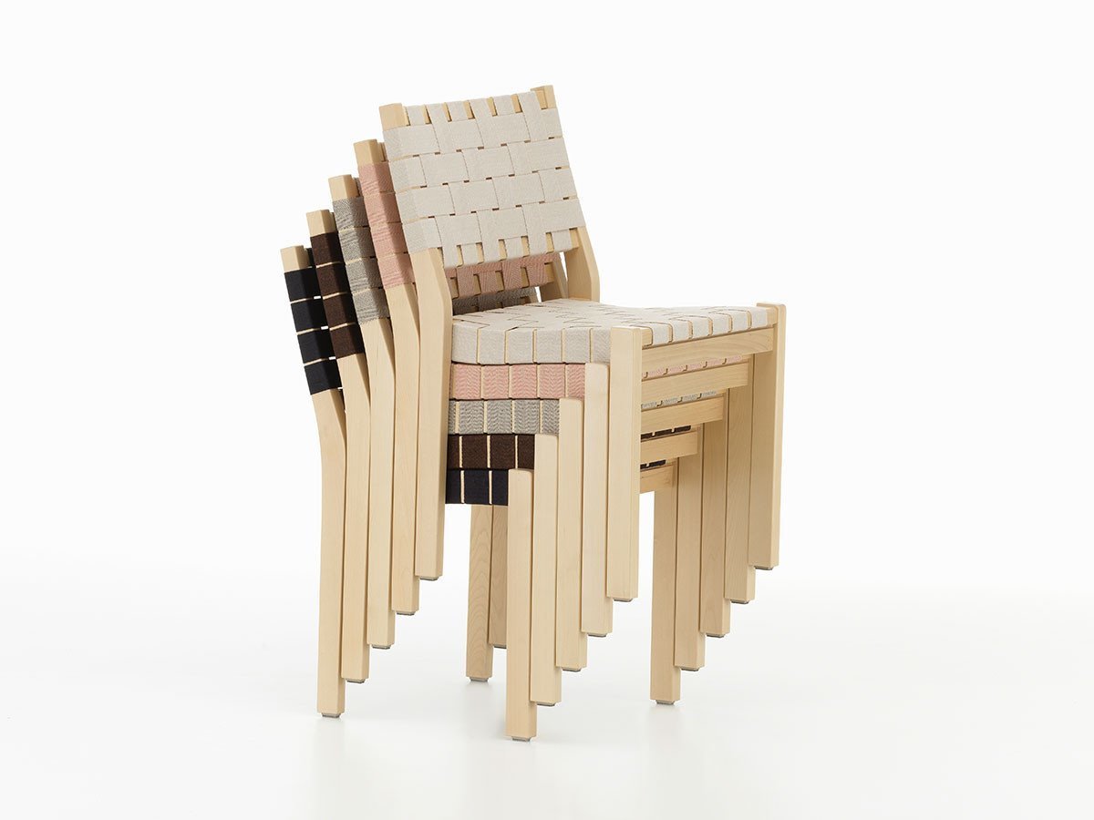 【アルテック/artek / GOODS】のCHAIR 611 / 611 チェア インテリア・キッズ・メンズ・レディースファッション・服の通販 founy(ファニー) 　送料無料　Free Shipping　フレーム　Frame, Outline　リネン　Linen, Linen Fabric　ホーム・キャンプ・アウトドア・お取り寄せ　Home Living / Home & Lifestyle / Camping Gear / Outdoor Camping　家具・インテリア　Home Furniture & Interior. Stylish & Functional Living Spaces　チェア・椅子　Seating & Chairs　ダイニングチェア・木製チェア　Dining Chairs　5脚までスタッキング(重ね置き)ができます。|ID: prp329100004939618 ipo3291000000037067566