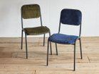 【スウィッチ/SWITCH / GOODS】のCampus Chair / キャンパス チェア 左:F-36 コーデュロイ オリーブ(Sシリーズ)、右:F-36 コーデュロイ ネイビー(Sシリーズ|ID: prp329100004939710 ipo3291000000037068675