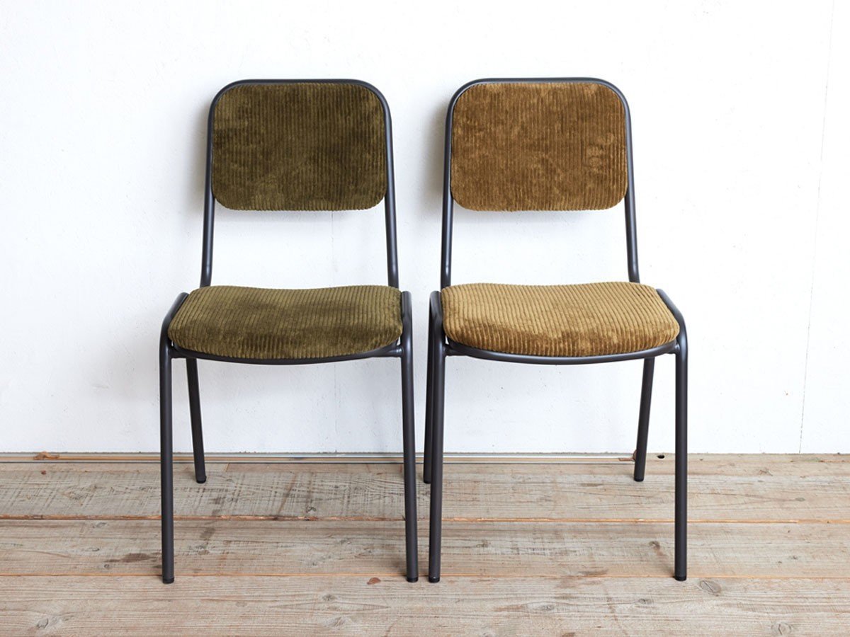【スウィッチ/SWITCH / GOODS】のCampus Chair / キャンパス チェア インテリア・キッズ・メンズ・レディースファッション・服の通販 founy(ファニー) 　送料無料　Free Shipping　シンプル　Simple, Minimal　フレーム　Frame, Outline　ホーム・キャンプ・アウトドア・お取り寄せ　Home Living / Home & Lifestyle / Camping Gear / Outdoor Camping　家具・インテリア　Home Furniture & Interior. Stylish & Functional Living Spaces　チェア・椅子　Seating & Chairs　ダイニングチェア・木製チェア　Dining Chairs　左:F-36 コーデュロイ オリーブ(Sシリーズ)、右:F-36 コーデュロイ ベージュ(Sシリーズ|ID: prp329100004939710 ipo3291000000037068677