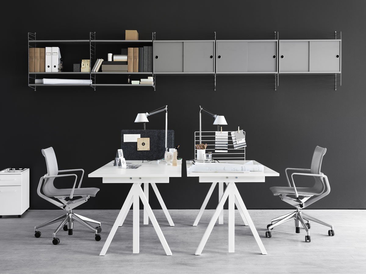 【ストリングファニチャー/String Furniture / GOODS】のWorks Work Desk / ワークス ワークデスク 幅160cm インテリア・キッズ・メンズ・レディースファッション・服の通販 founy(ファニー) 　エレガント 上品　Elegant　テーブル　Table, Dining Table　デスク　Desk, Work Desk　リバーシブル　Reversible, Two-Sided　ワーク　Workwear, Utility Style　ホーム・キャンプ・アウトドア・お取り寄せ　Home Living / Home & Lifestyle / Camping Gear / Outdoor Camping　家具・インテリア　Home Furniture & Interior. Stylish & Functional Living Spaces　その他 インテリア雑貨、家具　Home Decor & Furniture Extras　天板ホワイト、脚部ホワイト、引出しの有無:なし|ID: prp329100004939716 ipo3291000000037068713