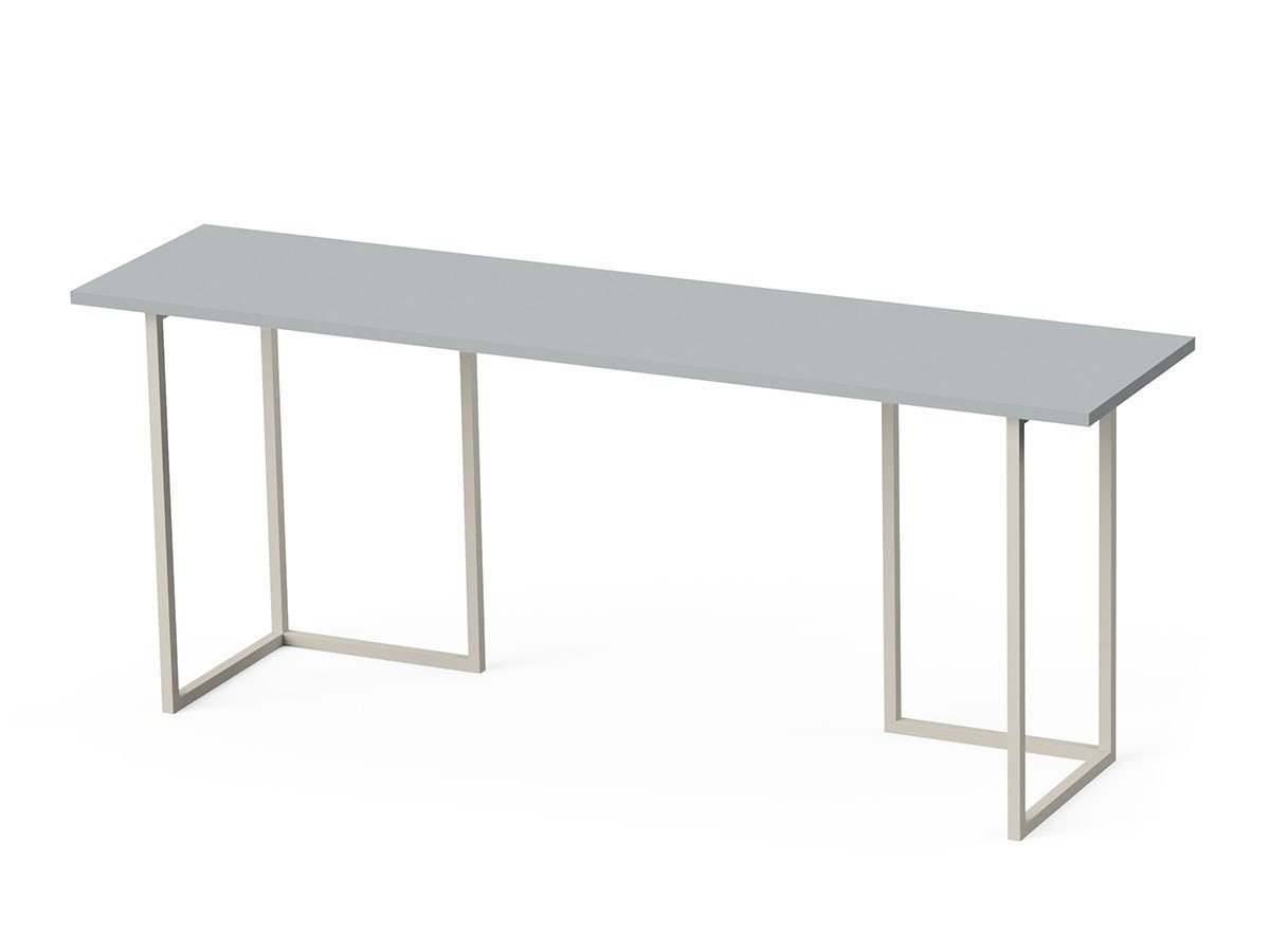 【スティール/stiiilll / GOODS】のTable Set / テーブルセット メラミン天板 ハーフ + スチール脚 M インテリア・キッズ・メンズ・レディースファッション・服の通販 founy(ファニー) 　送料無料　Free Shipping　シンプル　Simple, Minimal　スリム　Slim, Slim Fit　テーブル　Table, Dining Table　デスク　Desk, Work Desk　ハーフ　Half, Half-Length　フラット　Flat, Flat Shoes　ホーム・キャンプ・アウトドア・お取り寄せ　Home Living / Home & Lifestyle / Camping Gear / Outdoor Camping　家具・インテリア　Home Furniture & Interior. Stylish & Functional Living Spaces　その他 インテリア雑貨、家具　Home Decor & Furniture Extras　天板グレー、脚部グレー|ID: prp329100004939747 ipo3291000000037069004