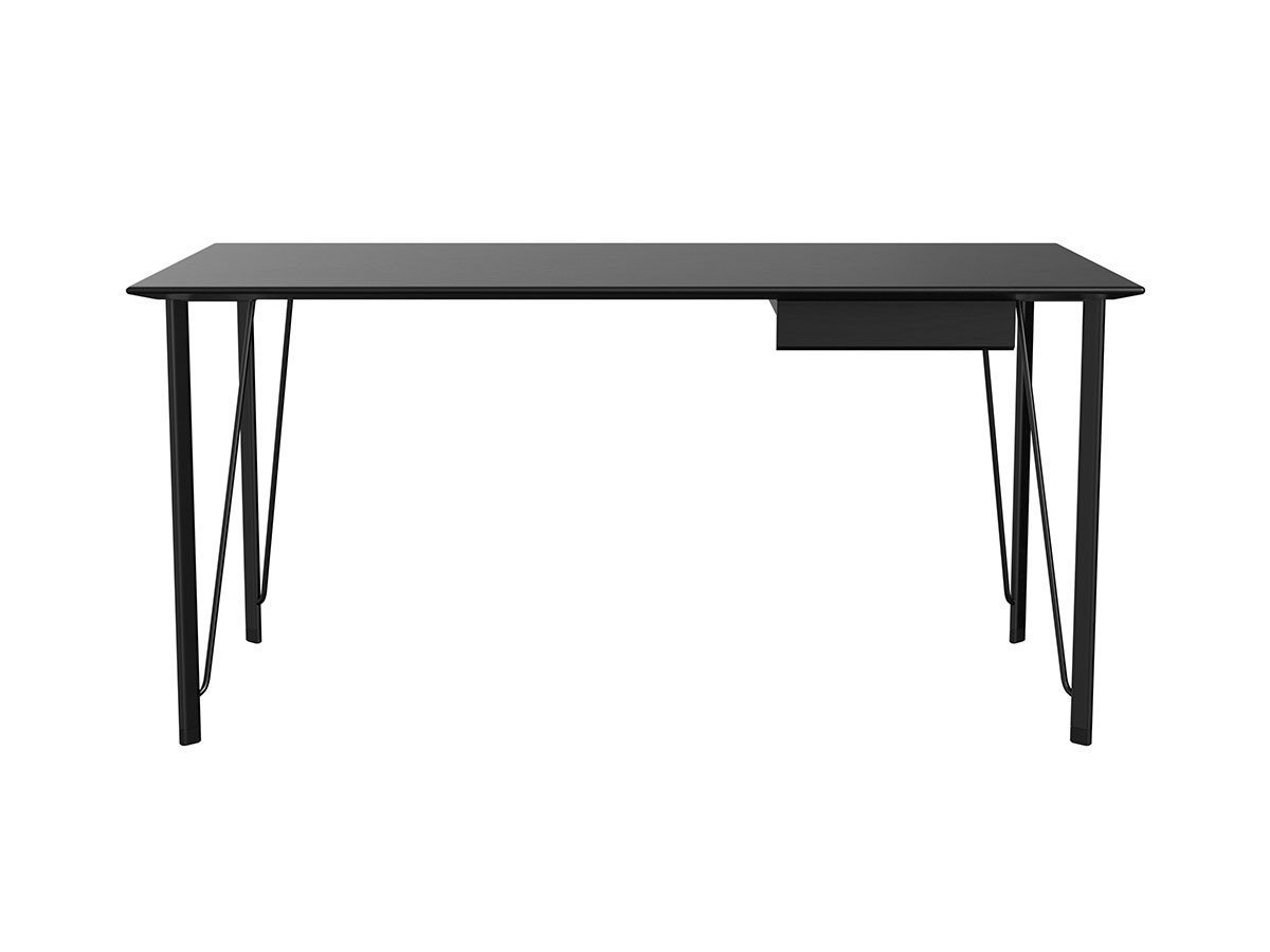 【フリッツ ハンセン/FRITZ HANSEN / GOODS】のFH3605 DESK / FH3605 デスク 3605(ドロワー付) インテリア・キッズ・メンズ・レディースファッション・服の通販 founy(ファニー) 　エレガント 上品　Elegant　コンパクト　Compact, Small Size　シンプル　Simple, Minimal　デスク　Desk, Work Desk　フォルム　Silhouette, Form　モダン　Modern, Contemporary　ホーム・キャンプ・アウトドア・お取り寄せ　Home Living / Home & Lifestyle / Camping Gear / Outdoor Camping　家具・インテリア　Home Furniture & Interior. Stylish & Functional Living Spaces　その他 インテリア雑貨、家具　Home Decor & Furniture Extras　ウッド:ブラックカラードアッシュ、脚部ブラック粉体塗装仕上|ID: prp329100004939760 ipo3291000000037069091