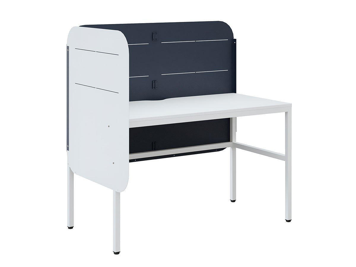 【プレゼンス ファニチャー ラボラトリー/Presence Furniture Laboratory / GOODS】のSTAZIONE / スタツィオーネ デスク インテリア・キッズ・メンズ・レディースファッション・服の通販 founy(ファニー) 　おすすめ　Recommended / Our Picks　コンパクト　Compact, Small Size　デスク　Desk, Work Desk　フロント　Front, Front Design　マグネット　Magnet, Magnetic Closure　ワーク　Workwear, Utility Style　ホーム・キャンプ・アウトドア・お取り寄せ　Home Living / Home & Lifestyle / Camping Gear / Outdoor Camping　家具・インテリア　Home Furniture & Interior. Stylish & Functional Living Spaces　その他 インテリア雑貨、家具　Home Decor & Furniture Extras　デスクホワイト、フロントスクリーン:スティールブルー、サイドスクリーン:トラフィックホワイト 1枚(|ID: prp329100004939770 ipo3291000000037069158