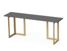 【スティール/stiiilll / GOODS】のTable Set / テーブルセット メラミン天板 ハーフ + 木脚 M 天板ダークグレー|ID: prp329100004939781 ipo3291000000037069281