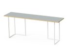【スティール/stiiilll / GOODS】のTable Set / テーブルセット メラミンウッド天板 ハーフ + スチール脚 M 天板グレー、脚部ホワイト|ID: prp329100004939797 ipo3291000000037069383