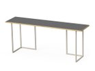 【スティール/stiiilll / GOODS】のTable Set / テーブルセット メラミンウッド天板 ハーフ + スチール脚 M 天板ダークグレー、脚部グレー|ID: prp329100004939797 ipo3291000000037069386