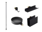 【ドロー ア ライン/DRAW A LINE / GOODS】のKitchen / Deskside Rack Set / キッチン / デスクサイド ラック セット 本商品はこちらのパーツがセットになっています(ブラック)セット内容:テンションロッド|ID: prp329100004939816 ipo3291000000037069567