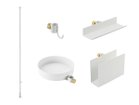 【ドロー ア ライン/DRAW A LINE / GOODS】のKitchen / Deskside Rack Set / キッチン / デスクサイド ラック セット 本商品はこちらのパーツがセットになっています(ホワイト)セット内容:テンションロッド|ID: prp329100004939816 ipo3291000000037069568