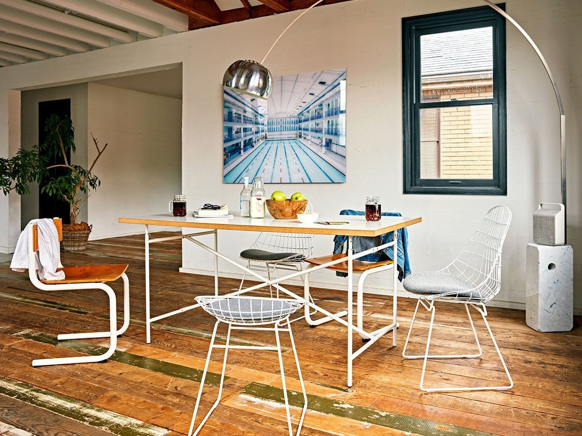 【リチャード ランパート/RICHARD LAMPERT / GOODS】のEiermann Table 2 / アイアーマン テーブル 2 リノリウムブラック インテリア・キッズ・メンズ・レディースファッション・服の通販 founy(ファニー) 　送料無料　Free Shipping　テーブル　Table, Dining Table　デスク　Desk, Work Desk　フレーム　Frame, Outline　ホーム・キャンプ・アウトドア・お取り寄せ　Home Living / Home & Lifestyle / Camping Gear / Outdoor Camping　家具・インテリア　Home Furniture & Interior. Stylish & Functional Living Spaces　その他 インテリア雑貨、家具　Home Decor & Furniture Extras　参考イメージ|ID: prp329100004939883 ipo3291000000037070244