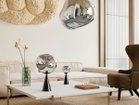 【トム ディクソン/Tom Dixon / GOODS】のMelt Cone Fat Table / メルト コーンファット テーブルライト シェードクローム、ベースブラック|ID: prp329100004940227 ipo3291000000037074497