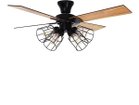 【フライミーパーラー/FLYMEe Parlor / GOODS】のCeiling Fan / シーリングファン #101362 ブレードはリバーシブル仕様です。(ブラック)|ID: prp329100004940351 ipo3291000000037075773