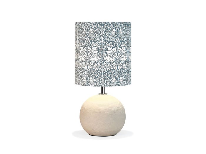 【フライミー ブラン/FLYMEe Blanc / GOODS】のTable Lamp brother rabbit / テーブルランプ(ウィリアムモリス - ブラザーラビット) インテリア・キッズ・メンズ・レディースファッション・服の通販 founy(ファウニー) https://founy.com/ 送料無料 Free Shipping イタリア Italy インディゴ Indigo Denim シルク Silk, 100% Silk テクスチャー Texture, Textured Fabric テーブル Table, Dining Table プリント Print, Printed Pattern ホーム・キャンプ・アウトドア・お取り寄せ Home Living / Home & Lifestyle / Camping Gear / Outdoor Camping 家具・インテリア Home Furniture & Interior. Stylish & Functional Living Spaces ライト・照明 Lamps & Lighting Fixtures |ID: prp329100004940371 ipo3291000000037075931