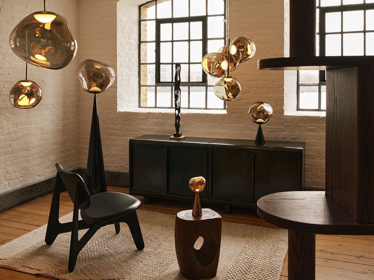 【トム ディクソン/Tom Dixon / GOODS】のMelt Cone Fat Floor / メルト コーンファット フロアライト インテリア・キッズ・メンズ・レディースファッション・服の通販 founy(ファニー) 　ガラス　Glass, Glassware　コレクション　Collection, Seasonal Line　シェイプ　Shape, Slim Fit　ハンド　Hand, Handmade　バランス　Balance, Style Balance　送料無料　Free Shipping　ホーム・キャンプ・アウトドア・お取り寄せ　Home Living / Home & Lifestyle / Camping Gear / Outdoor Camping　家具・インテリア　Home Furniture & Interior. Stylish & Functional Living Spaces　ライト・照明　Lamps & Lighting Fixtures　フロアランプ・スタンドライト　Floor Lamp / Standing Lamp　シェードブロンズ、ベースブラック|ID: prp329100004940438 ipo3291000000037076503