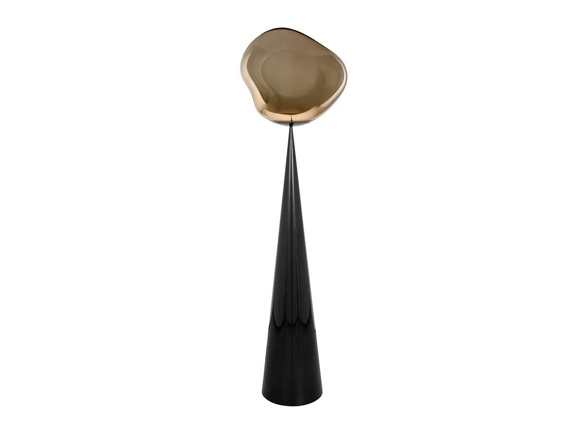 【トム ディクソン/Tom Dixon / GOODS】のMelt Cone Fat Floor / メルト コーンファット フロアライト インテリア・キッズ・メンズ・レディースファッション・服の通販 founy(ファニー) 　ガラス　Glass, Glassware　コレクション　Collection, Seasonal Line　シェイプ　Shape, Slim Fit　ハンド　Hand, Handmade　バランス　Balance, Style Balance　送料無料　Free Shipping　ホーム・キャンプ・アウトドア・お取り寄せ　Home Living / Home & Lifestyle / Camping Gear / Outdoor Camping　家具・インテリア　Home Furniture & Interior. Stylish & Functional Living Spaces　ライト・照明　Lamps & Lighting Fixtures　フロアランプ・スタンドライト　Floor Lamp / Standing Lamp　シェードブロンズ、ベースブラック(消灯時)|ID: prp329100004940438 ipo3291000000037076511