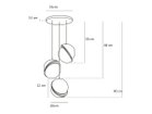 【リーブルーム/LEE BROOM / GOODS】のMINI CRESCENT CHANDELIER 3 PIECE / ミニ クレセント シャンデリア 3灯 参考設置図|ID: prp329100004940466 ipo3291000000037076795