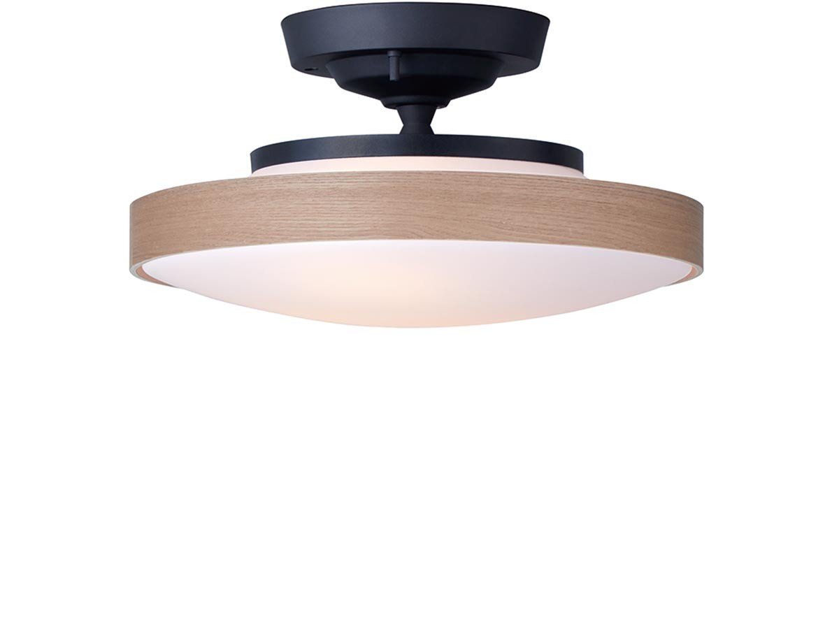 【フライミー ノワール/FLYMEe Noir / GOODS】のLED Ceiling Lamp / LED シーリングランプ #116826 インテリア・キッズ・メンズ・レディースファッション・服の通販 founy(ファニー) 　送料無料　Free Shipping　クラシカル　Classical, Vintage-Inspired　軽量　Lightweight, Ultra Light　ホーム・キャンプ・アウトドア・お取り寄せ　Home Living / Home & Lifestyle / Camping Gear / Outdoor Camping　家具・インテリア　Home Furniture & Interior. Stylish & Functional Living Spaces　ライト・照明　Lamps & Lighting Fixtures　シーリングライト・天井照明　Ceiling Light / Flush Mount Light　本体ブラック、シェード:ウッドシェード(タモ)|ID: prp329100004940478 ipo3291000000037076899