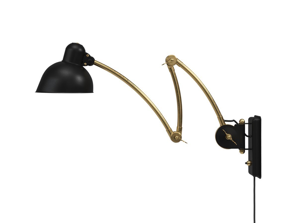 【フリッツ ハンセン/FRITZ HANSEN / GOODS】のKAISER IDELL / カイザー・イデル ウォールランプ 6559-W インテリア・キッズ・メンズ・レディースファッション・服の通販 founy(ファニー) 　フォルム　Silhouette, Form　送料無料　Free Shipping　ホーム・キャンプ・アウトドア・お取り寄せ　Home Living / Home & Lifestyle / Camping Gear / Outdoor Camping　家具・インテリア　Home Furniture & Interior. Stylish & Functional Living Spaces　ライト・照明　Lamps & Lighting Fixtures　マットブラック / 真鍮|ID: prp329100004940494 ipo3291000000037077051