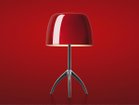 【フォスカリーニ/FOSCARINI / GOODS】のLumiere Table / ルミエール テーブル シェードチェリーレッド、本体アルミニウム|ID: prp329100004940523 ipo3291000000037077319