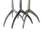 【フォスカリーニ/FOSCARINI / GOODS】のLumiere Table / ルミエール テーブル 本体(左から)アルミニウム、ブラッククローム、シャンパン|ID: prp329100004940523 ipo3291000000037077321