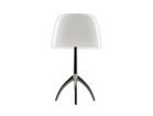 【フォスカリーニ/FOSCARINI / GOODS】のLumiere Table / ルミエール テーブル シェードホワイト、本体ブラッククローム|ID: prp329100004940523 ipo3291000000037077325