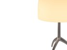 【フォスカリーニ/FOSCARINI / GOODS】のLumiere Table / ルミエール テーブル シェードホワイト、本体ブラッククローム|ID: prp329100004940523 ipo3291000000037077328