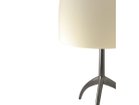 【フォスカリーニ/FOSCARINI / GOODS】のLumiere Table / ルミエール テーブル シェードウォームホワイト、本体ブラッククローム|ID: prp329100004940523 ipo3291000000037077336