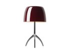 【フォスカリーニ/FOSCARINI / GOODS】のLumiere Table / ルミエール テーブル シェードチェリーレッド、本体アルミニウム|ID: prp329100004940523 ipo3291000000037077340