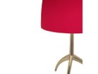 【フォスカリーニ/FOSCARINI / GOODS】のLumiere Table / ルミエール テーブル シェードチェリーレッド、本体シャンパン|ID: prp329100004940523 ipo3291000000037077350
