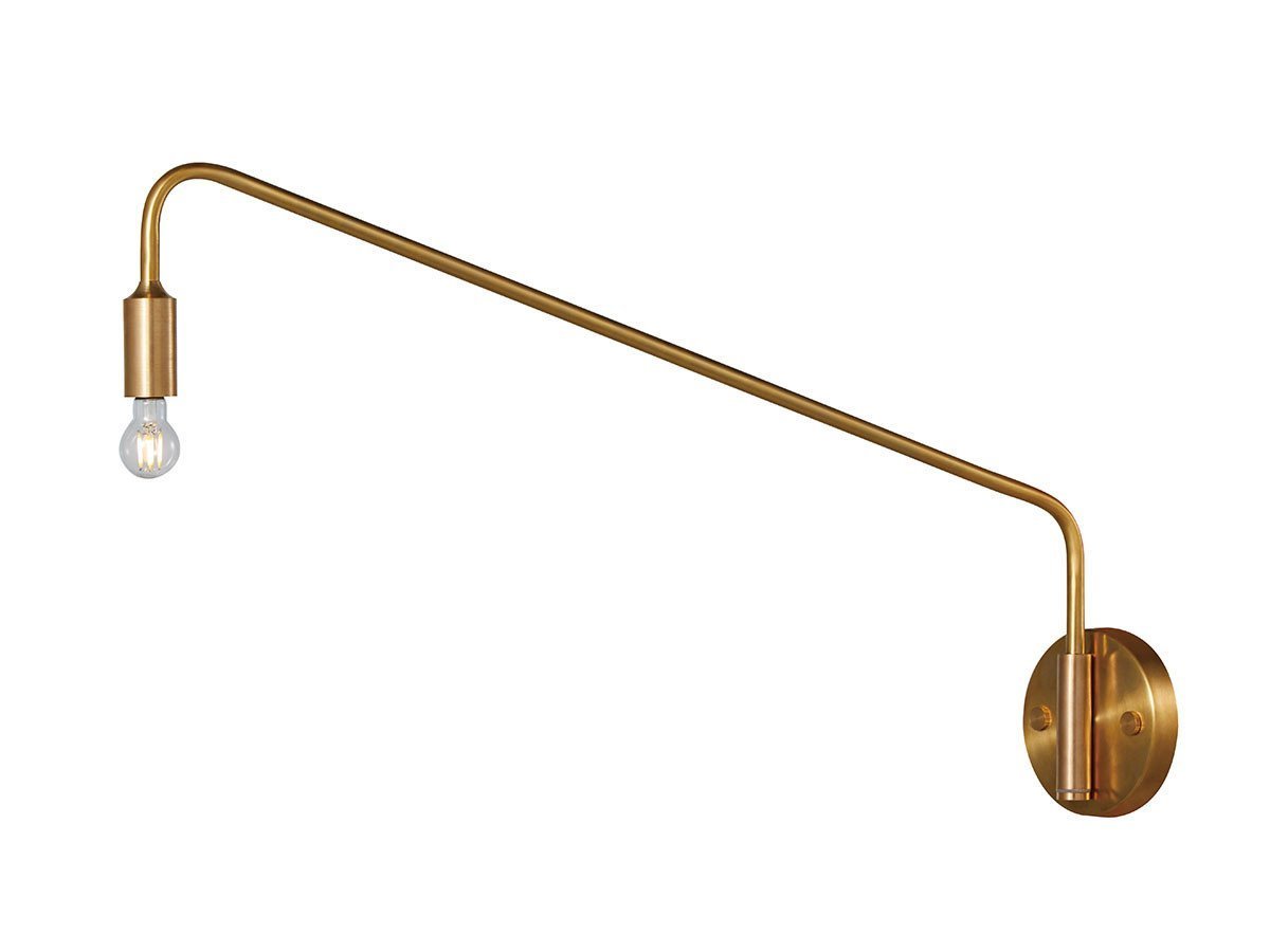 【フライミー ファクトリー/FLYMEe Factory / GOODS】のWall Lamp LL / ウォールランプ LL #108580 インテリア・キッズ・メンズ・レディースファッション・服の通販 founy(ファニー) 　送料無料　Free Shipping　メタリック　Metallic, Shiny Finish　ホーム・キャンプ・アウトドア・お取り寄せ　Home Living / Home & Lifestyle / Camping Gear / Outdoor Camping　家具・インテリア　Home Furniture & Interior. Stylish & Functional Living Spaces　ライト・照明　Lamps & Lighting Fixtures　ブラス|ID: prp329100004940561 ipo3291000000037077679