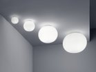 【フロス/FLOS】のGLO-BALL C1 / グローボール C1 シーリングライトは4サイズ展開。左から、ミニ、ゼロ、C1(本商品)、C2|ID: prp329100004940640 ipo3291000000037078253