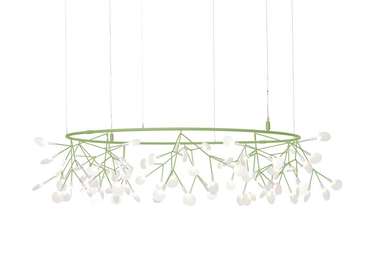 【モーイ/moooi / GOODS】のHeracleum III Small Big O / ヘラクレウム 3 スモール ビッグ オー インテリア・キッズ・メンズ・レディースファッション・服の通販 founy(ファニー) 　送料無料　Free Shipping　ビッグ　Big, Oversized　フレーム　Frame, Outline　モチーフ　Motif, Design Theme　ワイヤー　Wire, Wired Bra　ホーム・キャンプ・アウトドア・お取り寄せ　Home Living / Home & Lifestyle / Camping Gear / Outdoor Camping　家具・インテリア　Home Furniture & Interior. Stylish & Functional Living Spaces　ライト・照明　Lamps & Lighting Fixtures　ペンダントライト・吊り下げ照明　Pendant Light / Hanging Light Fixture　グリーン|ID: prp329100004940668 ipo3291000000037078518
