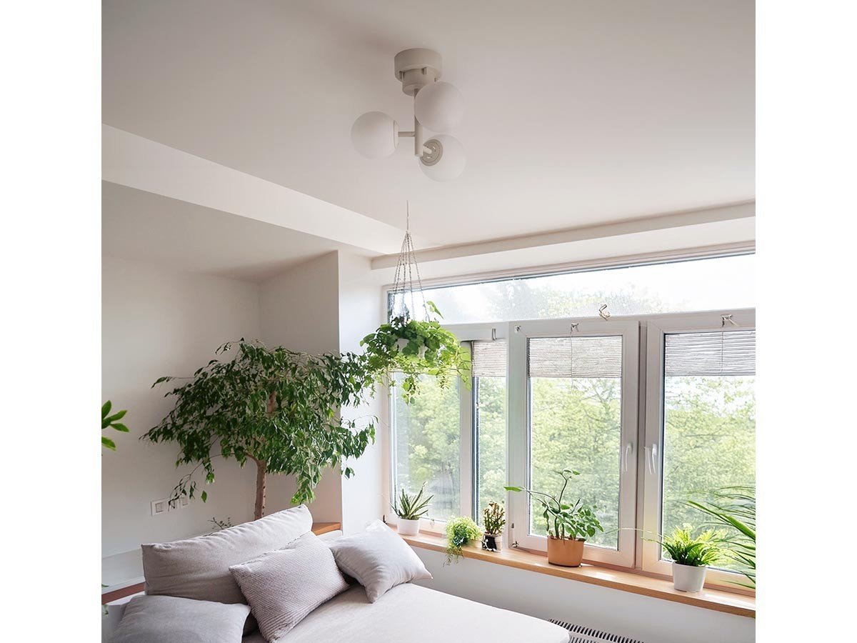 【フライミー ベーシック/FLYMEe BASIC / GOODS】のCEILING LIGHT / シーリングライト #115348 インテリア・キッズ・メンズ・レディースファッション・服の通販 founy(ファニー) 　送料無料　Free Shipping　ガラス　Glass, Glassware　フォルム　Silhouette, Form　ホーム・キャンプ・アウトドア・お取り寄せ　Home Living / Home & Lifestyle / Camping Gear / Outdoor Camping　家具・インテリア　Home Furniture & Interior. Stylish & Functional Living Spaces　ライト・照明　Lamps & Lighting Fixtures　シーリングライト・天井照明　Ceiling Light / Flush Mount Light　グレージュ / ミルクガラス|ID: prp329100004940698 ipo3291000000037078734