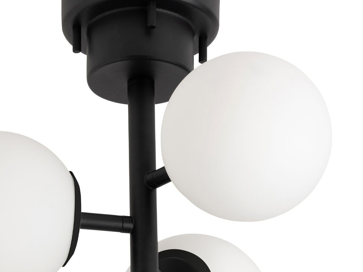 【フライミー ベーシック/FLYMEe BASIC / GOODS】のCEILING LIGHT / シーリングライト #115348 インテリア・キッズ・メンズ・レディースファッション・服の通販 founy(ファニー) 　送料無料　Free Shipping　ガラス　Glass, Glassware　フォルム　Silhouette, Form　ホーム・キャンプ・アウトドア・お取り寄せ　Home Living / Home & Lifestyle / Camping Gear / Outdoor Camping　家具・インテリア　Home Furniture & Interior. Stylish & Functional Living Spaces　ライト・照明　Lamps & Lighting Fixtures　シーリングライト・天井照明　Ceiling Light / Flush Mount Light　ブラック / ミルクガラス|ID: prp329100004940698 ipo3291000000037078741