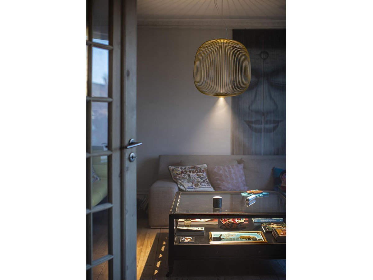 【フォスカリーニ/FOSCARINI / GOODS】のSpokes 2 Midi Pendant / スポークス 2 ミディ ペンダント インテリア・キッズ・メンズ・レディースファッション・服の通販 founy(ファニー) 　送料無料　Free Shipping　シンプル　Simple, Minimal　フォルム　Silhouette, Form　メタル　Metal, Metal Parts　ホーム・キャンプ・アウトドア・お取り寄せ　Home Living / Home & Lifestyle / Camping Gear / Outdoor Camping　家具・インテリア　Home Furniture & Interior. Stylish & Functional Living Spaces　ライト・照明　Lamps & Lighting Fixtures　ペンダントライト・吊り下げ照明　Pendant Light / Hanging Light Fixture　参考イメージ|ID: prp329100004940744 ipo3291000000037079072