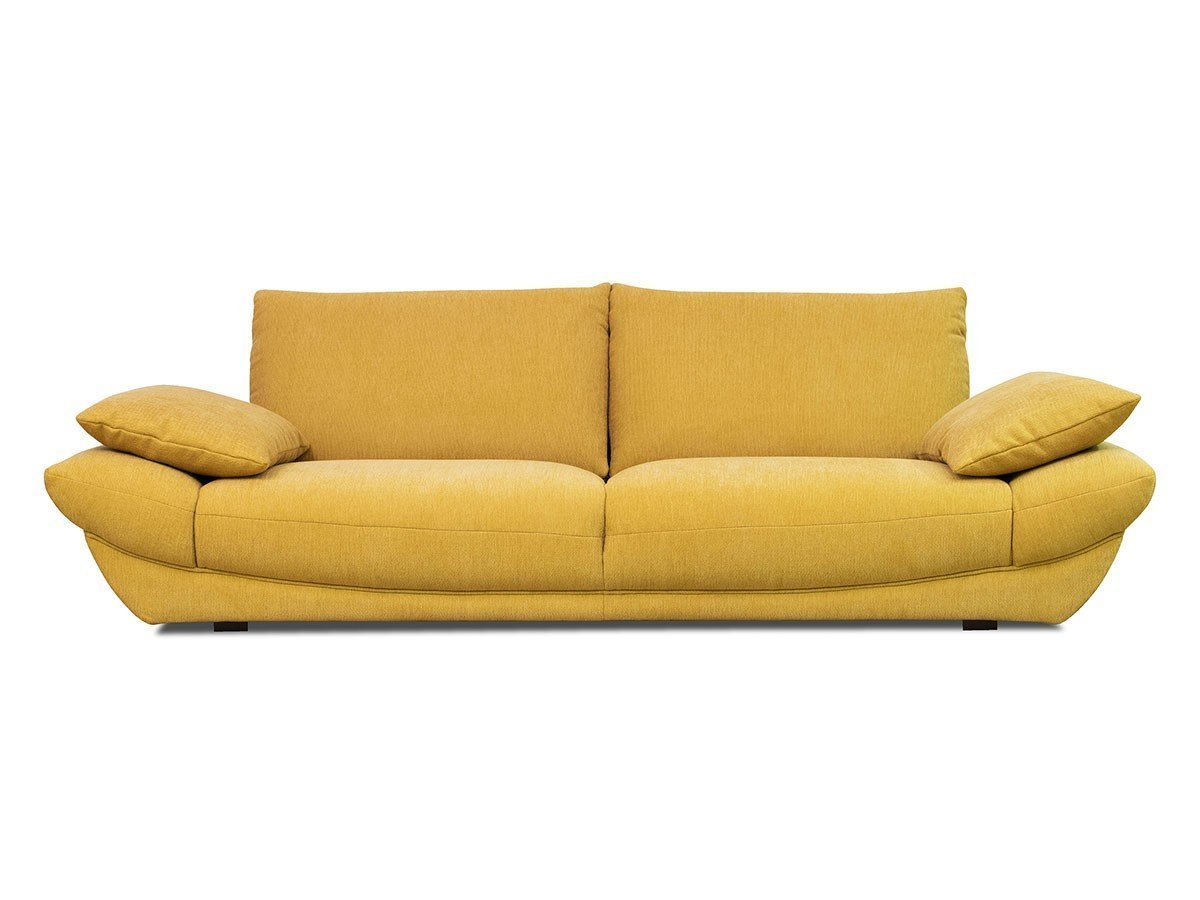 【フライミー ノワール/FLYMEe Noir / GOODS】のAubel Sofa / オーベル ソファ インテリア・キッズ・メンズ・レディースファッション・服の通販 founy(ファニー) 　クッション　Cushion, Throw Pillow　フィット　Fit, Slim Fit　ホーム・キャンプ・アウトドア・お取り寄せ　Home Living / Home & Lifestyle / Camping Gear / Outdoor Camping　家具・インテリア　Home Furniture & Interior. Stylish & Functional Living Spaces　ソファー　Couches & Sofas　張地:V4 マスタードイエロー(Xランク)、サイズ:幅204cm(フロア脚使用時)|ID: prp329100004940755 ipo3291000000037079211