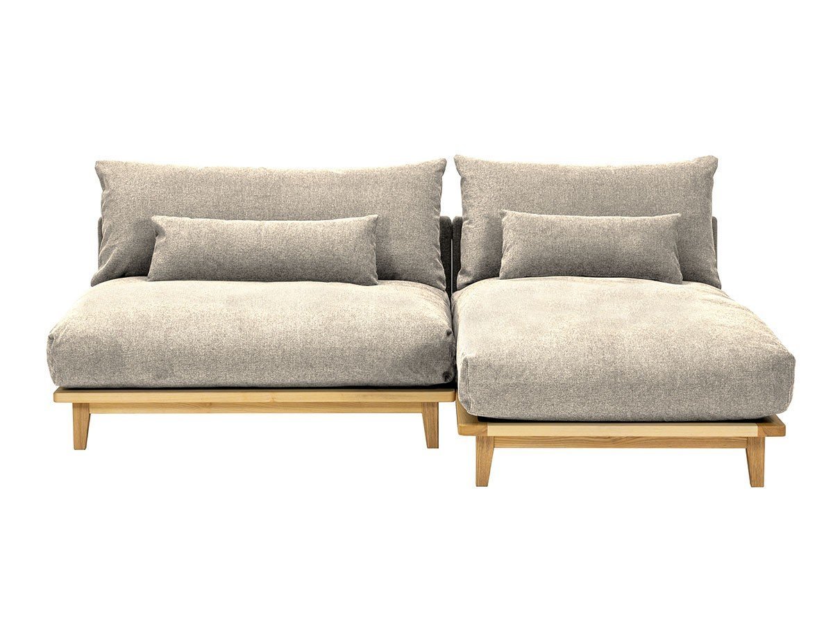 【フミ/Fumi / GOODS】の幸せになるソファ / 幸せになるソファ ワイド + ロング インテリア・キッズ・メンズ・レディースファッション・服の通販 founy(ファニー) 　クッション　Cushion, Throw Pillow　スマート　Smart, Elegant　テーブル　Table, Dining Table　フェザー　Feather, Feather Detail　フェルト　Felt, Felt Fabric　ロング　Long, Long-Length　ワイド　Wide, Wide Fit　おすすめ　Recommended / Our Picks　ホーム・キャンプ・アウトドア・お取り寄せ　Home Living / Home & Lifestyle / Camping Gear / Outdoor Camping　家具・インテリア　Home Furniture & Interior. Stylish & Functional Living Spaces　その他 インテリア雑貨、家具　Home Decor & Furniture Extras　張地:ライトベージュ(SD426)、肘用テーブル:不要|ID: prp329100004940764 ipo3291000000037079337