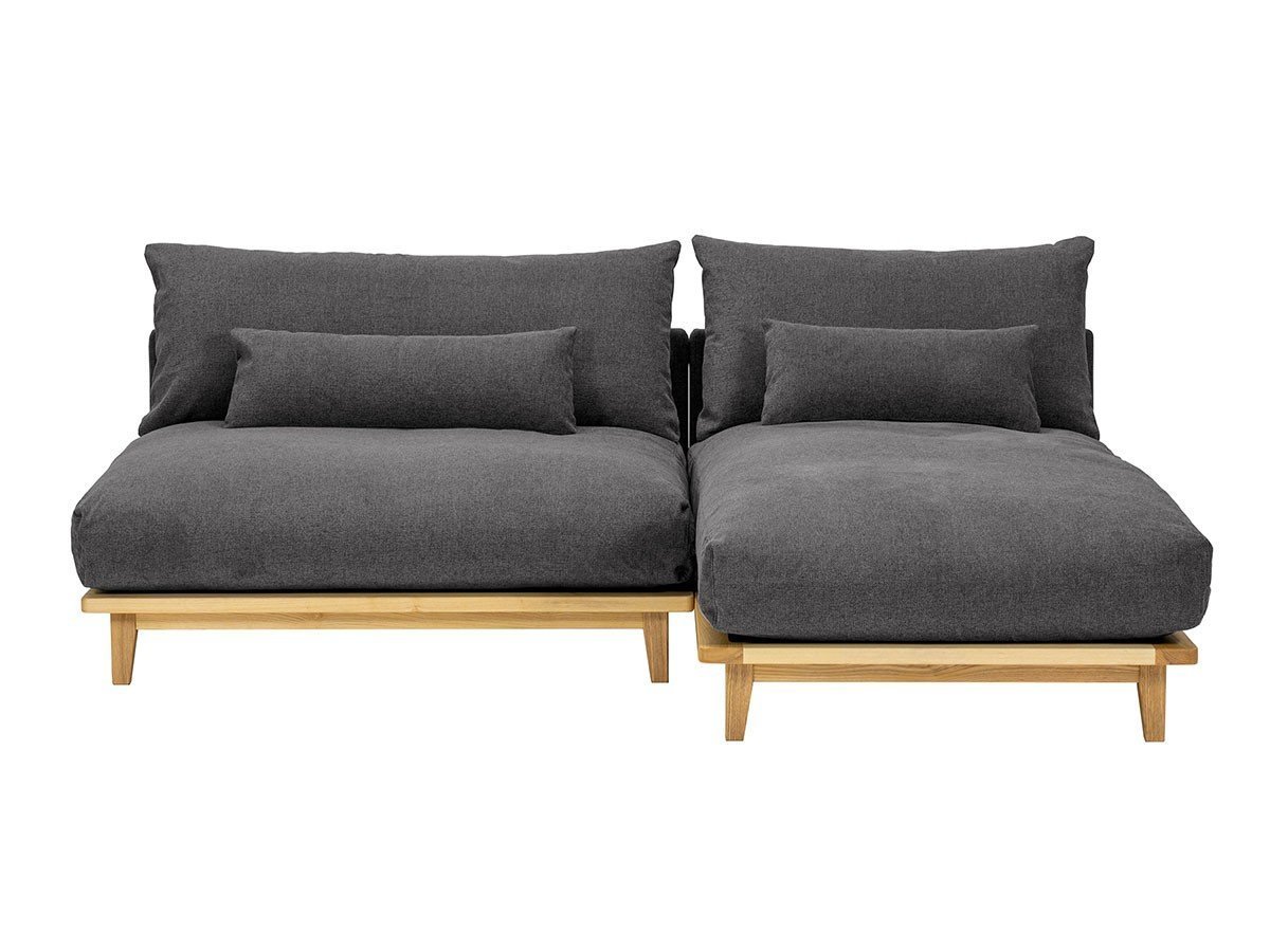 【フミ/Fumi / GOODS】の幸せになるソファ / 幸せになるソファ ワイド + ロング インテリア・キッズ・メンズ・レディースファッション・服の通販 founy(ファニー) 　クッション　Cushion, Throw Pillow　スマート　Smart, Elegant　テーブル　Table, Dining Table　フェザー　Feather, Feather Detail　フェルト　Felt, Felt Fabric　ロング　Long, Long-Length　ワイド　Wide, Wide Fit　おすすめ　Recommended / Our Picks　ホーム・キャンプ・アウトドア・お取り寄せ　Home Living / Home & Lifestyle / Camping Gear / Outdoor Camping　家具・インテリア　Home Furniture & Interior. Stylish & Functional Living Spaces　その他 インテリア雑貨、家具　Home Decor & Furniture Extras　張地:チャコールグレー(SD426)、肘用テーブル:不要|ID: prp329100004940764 ipo3291000000037079338