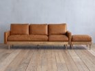 【イージーライフ/Easy Life / GOODS】のFREDA SOFA / フリーダ スモールカウチソファ(レザーテックス) 座クッションの配置を変えることで「ソファ & オットマン」「右カウチ」「左カウチ」の3パター|ID: prp329100004940803 ipo3291000000037079737