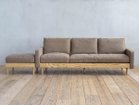 【イージーライフ/Easy Life / GOODS】のFREDA SOFA / フリーダ スモールカウチソファ(キャンバス地) 座クッションの配置を変えることで「ソファ & オットマン」「右カウチ」「左カウチ」の3パター|ID: prp329100004940810 ipo3291000000037079842