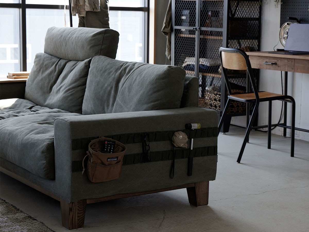 【クラッシュゲート/CRASH GATE / GOODS】のBARRETT SOFA / バレット 2.5人掛けソファ インテリア・キッズ・メンズ・レディースファッション・服の通販 founy(ファニー) 　キャンバス　Canvas, Canvas Fabric　クッション　Cushion, Throw Pillow　テーブル　Table, Dining Table　フェザー　Feather, Feather Detail　ポーチ　Pouch, Small Case　リラックス　Relax, Relaxed Fit　ルーズ　Loose, Oversized　ループ　Loop, Loop Knit　ホーム・キャンプ・アウトドア・お取り寄せ　Home Living / Home & Lifestyle / Camping Gear / Outdoor Camping　家具・インテリア　Home Furniture & Interior. Stylish & Functional Living Spaces　ソファー　Couches & Sofas　参考イメージ|ID: prp329100004940871 ipo3291000000037080714