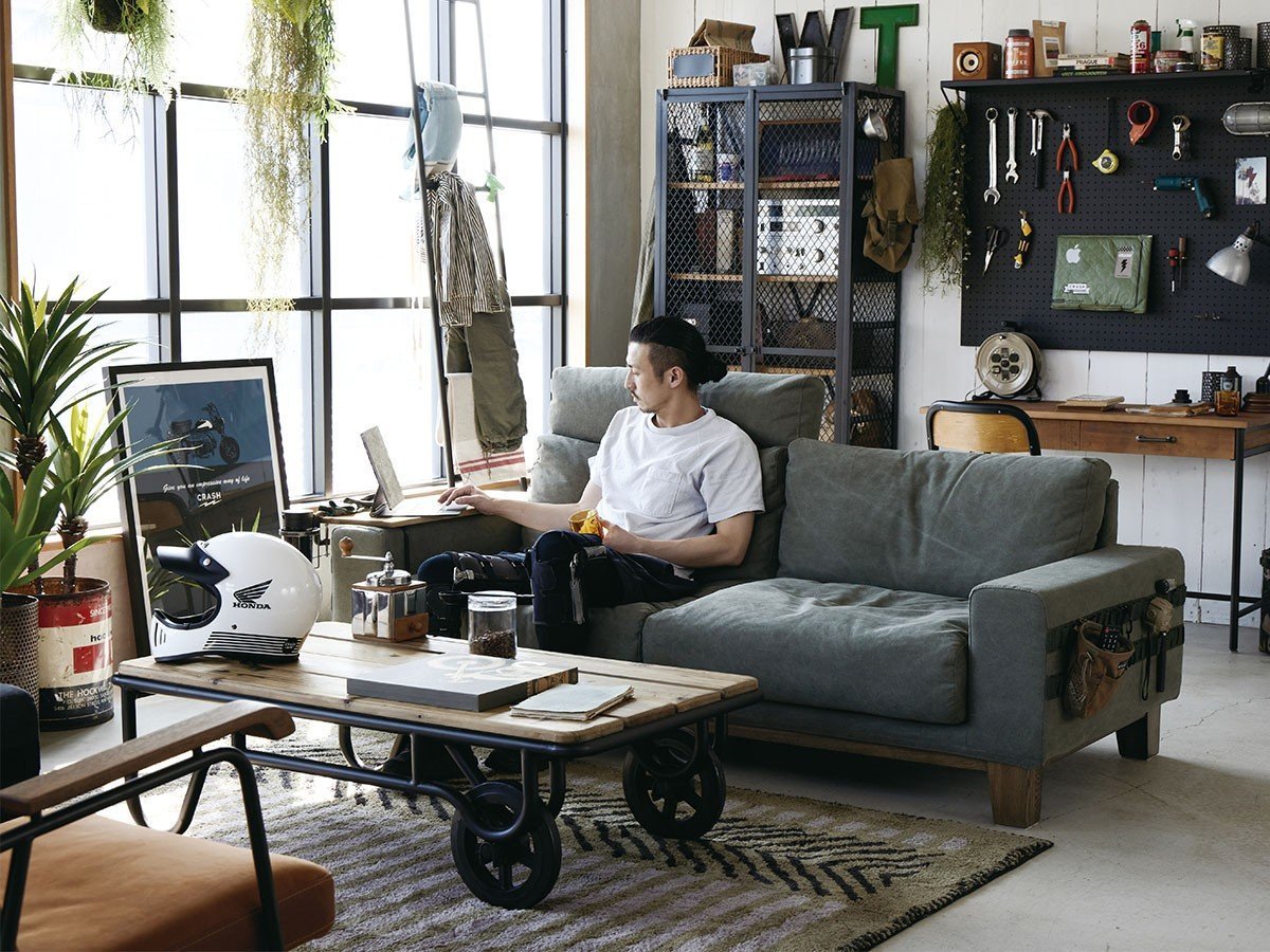 【クラッシュゲート/CRASH GATE / GOODS】のBARRETT SOFA / バレット 2.5人掛けソファ インテリア・キッズ・メンズ・レディースファッション・服の通販 founy(ファニー) 　キャンバス　Canvas, Canvas Fabric　クッション　Cushion, Throw Pillow　テーブル　Table, Dining Table　フェザー　Feather, Feather Detail　ポーチ　Pouch, Small Case　リラックス　Relax, Relaxed Fit　ルーズ　Loose, Oversized　ループ　Loop, Loop Knit　ホーム・キャンプ・アウトドア・お取り寄せ　Home Living / Home & Lifestyle / Camping Gear / Outdoor Camping　家具・インテリア　Home Furniture & Interior. Stylish & Functional Living Spaces　ソファー　Couches & Sofas　参考イメージ|ID: prp329100004940871 ipo3291000000037080717